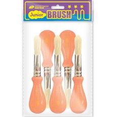 어썸페인팅 이지그립 주니어 붓 BABY ORANGE 5p, 1개, 125mm