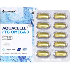 엔젯오리진 아쿠아셀 rTG 오메가 3 31.5g, 30정, 1개