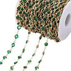 Allode 奢華飾品水鑽DIY鍊條 1公尺, NO 13, 1個