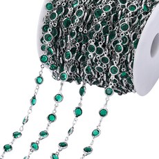 Allode 奢華飾品水鑽DIY鍊條 1公尺, NO 15, 1個