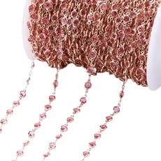 Allode 奢華飾品水鑽 DIY 鍊條 1m, NO 17, 1個