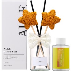 알레 공기정화식물 별 모스 디퓨저, 플라워그라스, 130ml, 1개