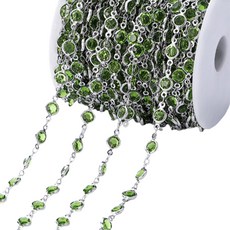 Allode 奢華飾品水鑽DIY鍊條 1公尺, NO 09, 1個