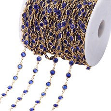 Allode 奢華飾品水鑽DIY鍊條 1公尺, NO 25, 1個