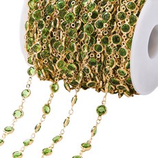 Allode 奢華飾品水鑽DIY鍊條 1公尺, NO 07, 1個