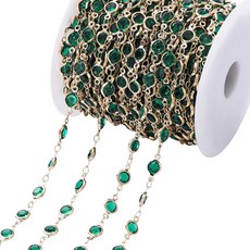 Allode 奢華飾品水鑽DIY鍊條 1公尺, NO 14, 1個