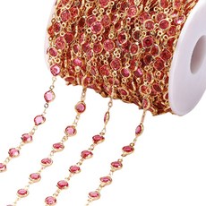 Allode 奢華飾品水鑽DIY鍊條 1公尺, NO 16, 1個