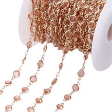 Allode 奢華飾品水鑽DIY鍊條 1公尺, NO 05, 1個