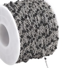 알로데 크로스 클립 컬러 비즈 DIY 체인 1m, NO 02, 1개