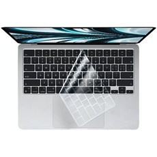 MacBook Air 15 M2 TPU 鍵盤膜 A2941, 1個, 透明