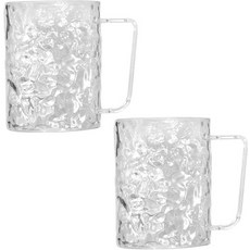 THE ZAKKA 波浪牙刷架漱口杯, 透明, 2個