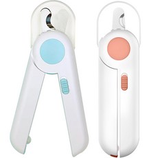 petzone 寵物寵物區寵物舒適指甲剪 2種組, 藍色, 粉色, 1組