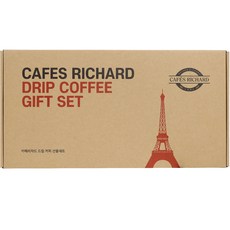 CAFES RICHARD 優質濾掛咖啡禮盒, Pelnoir 粉 250g + Rouge Richards 粉 250g + Florio 粉 250g + Decay Richards 粉 250g, 1組