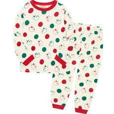 milkmilelolo 童款戴帽小熊圖案圓點長袖家居服+家居長褲組