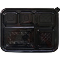 世華通商 Prime 5格一次性便當盒, 1個, 100個裝