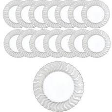 可重複使用塑膠向日葵盤子 19公分, 15個, 1個