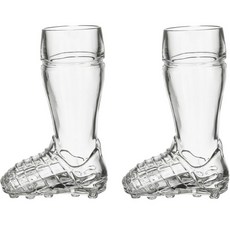 Borgonovo 靴子足球啤酒杯 0.5L, 2個