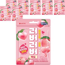 젤리셔스 롯데웰푸드 Bol 러버러버 젤리, 72g, 8개