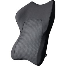 365Car Car06 高度可調固定帶靠背墊, 黑色