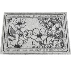 miss mone 花朵玄關營業用出入口線圈腳踏墊, B款, 1個