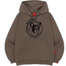 L.LAMO 3H 可愛鬥牛犬連帽T恤 大尺碼