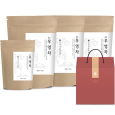 Jayeonjiae 帶皮烘焙牛蒡茶 300g x 3p + 100g + 禮物盒 禮品套組, 1套, 牛蒡茶 300g x 3p + 100g