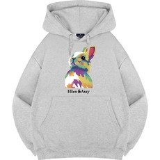 ELLENASSY Maple Rabbit 寬鬆版型連帽T恤