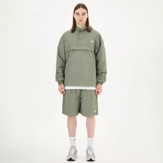 모즈모즈 소프트 메쉬 아노락 쇼츠 상하의 세트