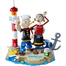 FANTASY BLOCK 大力水手與奧莉薇積木 0939, 混合顏色, 1個