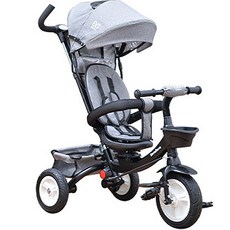 BeneBene 유아용 벤트라이크 900 양대면 접이식 다기능 유모차 세발 자전거, 멜란지그레이, 1개