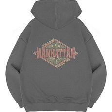 엘런아시 맨해튼 오버핏 후드티