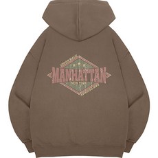 엘런아시 맨해튼 오버핏 후드티