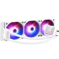 ABKO Tethys Full Change ARGB 水冷散熱器 白色, T360特提斯全改白色