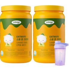 Eatnayo 香甜玉米脆粒減肥蛋白質奶昔 750g x 2入 + 紫色搖搖杯 500ml 套組, 1套