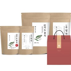 Jayeonjiae 韓國產大王炒刀豆茶 + 連皮炒牛蒡茶組合, 1盒, 刀豆茶 300g + 刀豆茶 60g + 連皮炒牛蒡茶 300g + 牛蒡茶100g