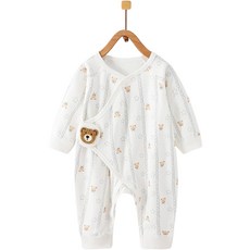 베베니즈 유아용 포인트입체 패턴 긴팔 우주복