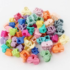 CHENNY BONGBONG 繽紛彩色小抓夾 60件組 圓邊蝴蝶結+甜美愛心