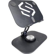 요이치 랩킷 D2 각도조절 휴대용 탁상용 핸드폰 태블릿 거치대, 그레이, 1개