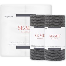Semi Light 日拋菜瓜布, 50入, 冰黑色, 2個