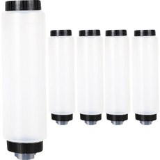 生活家庭顛倒醬容器黑色, 710ml, 5瓶