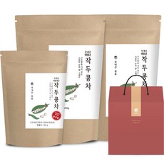 자연지애 대왕 볶은 작두콩차 선물세트, 작두콩차 300g x 2p + 60g, 1세트