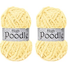 Yarna 編織毛線 80g, 1 檸檬黃, 2入