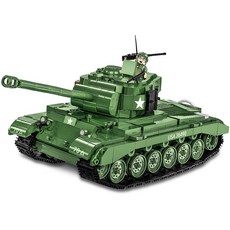 COBI M26 PERSHING T26E3 潘興坦克 樂高相容積木 2564, 混合色, 1個