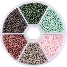 Alode 五顏六色串珠工藝DIY套組 2mm, TYPE 17, 1套