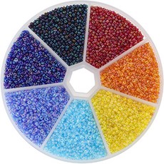 Alode 五顏六色串珠工藝DIY套組 2mm, TYPE 37, 1套