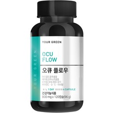 OCU Flow葉黃素蝦紅素膠囊, 120顆, 1罐
