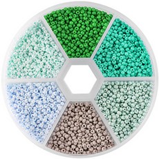 Alode 五顏六色串珠工藝DIY套組 2mm, TYPE 02, 1套