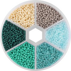 Alode 五顏六色串珠工藝DIY套組 2mm, TYPE 03, 1套