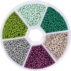 Alode 五顏六色串珠工藝DIY套組 2mm, TYPE 20, 1套