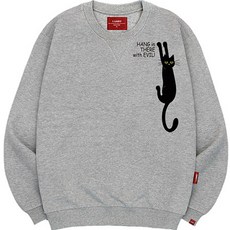 L.LAMO 男性3M黑貓大學T